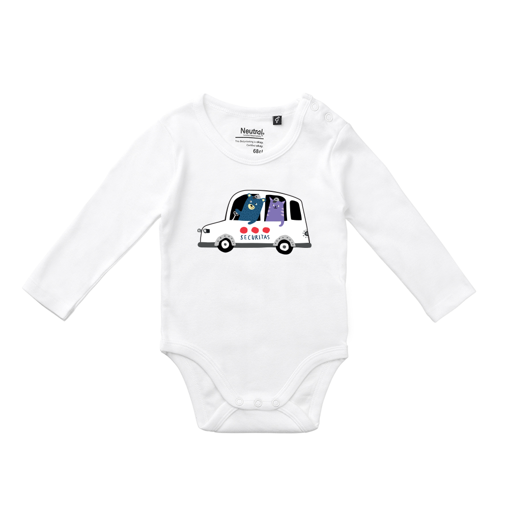 Babies Long Sleeve Bodystockings White 62