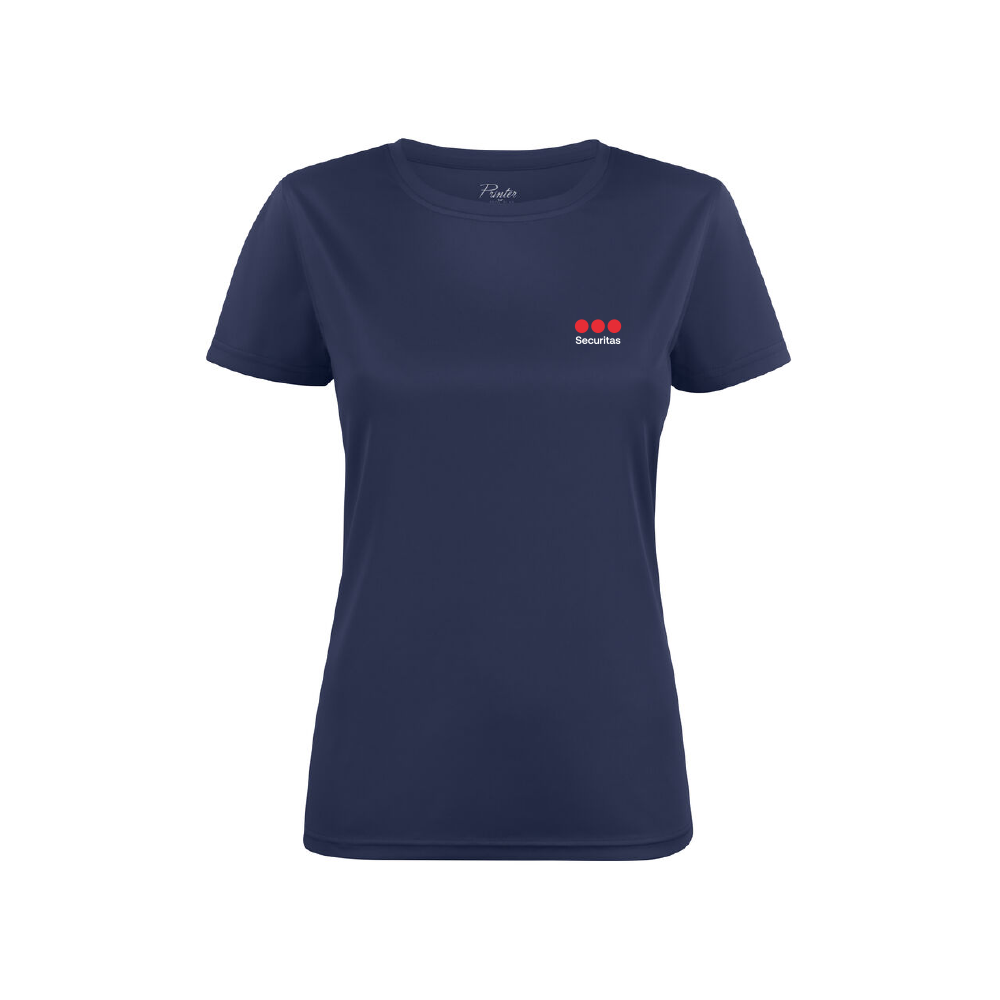 Printer Run active Lady T-shirt Navy
