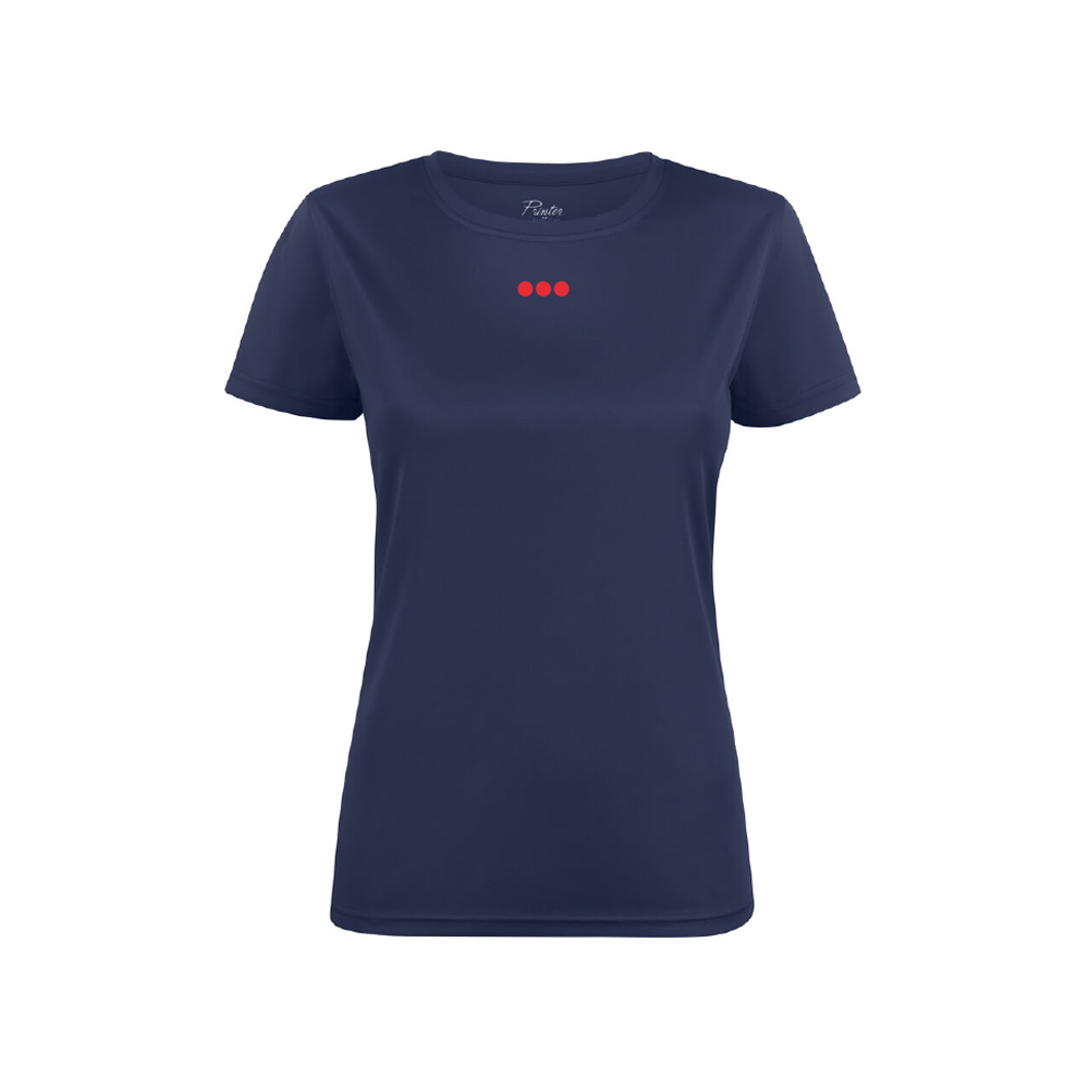 Printer Run active Lady T-shirt Navy