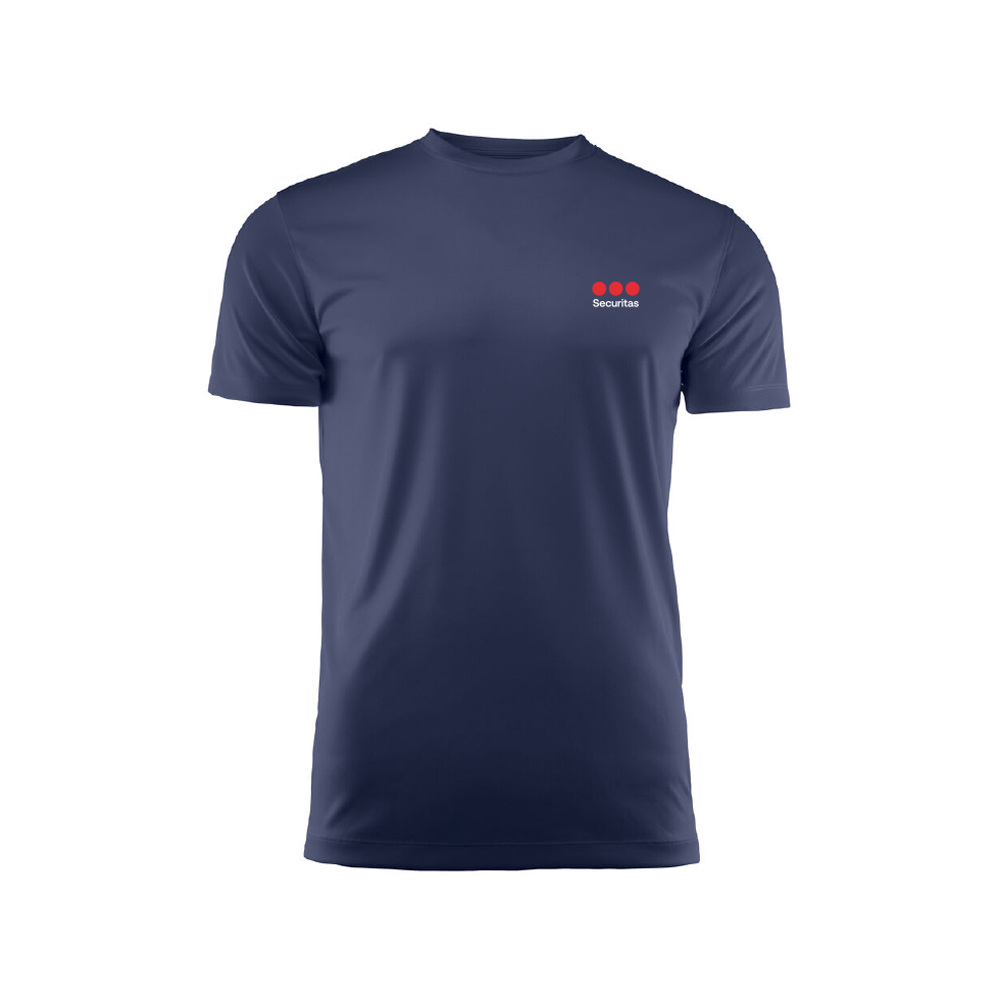 Printer Run active t-shirt Navy